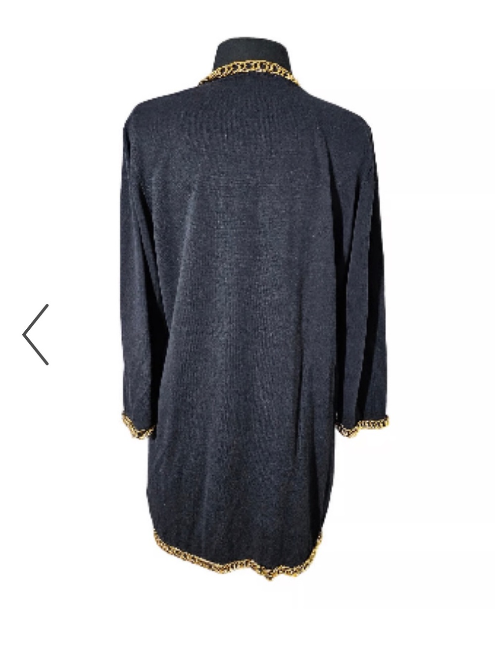 Joan Rivers Navy Blue Knit Top - Picture 5 of 7